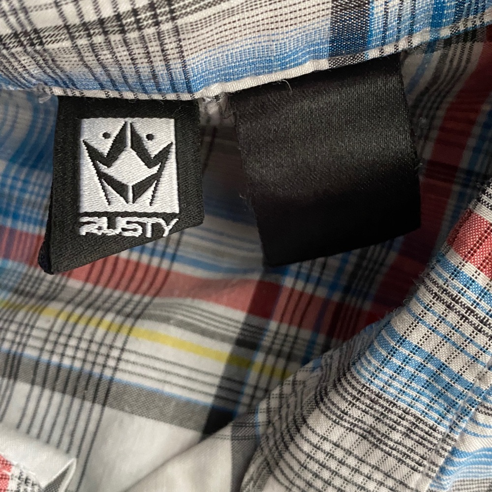 Rusty Plaid Button Down Shirt - image 2